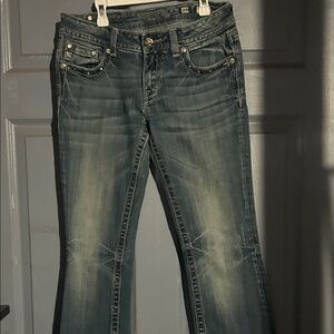 Miss Me Dark Blue Boot Cut Jeans
